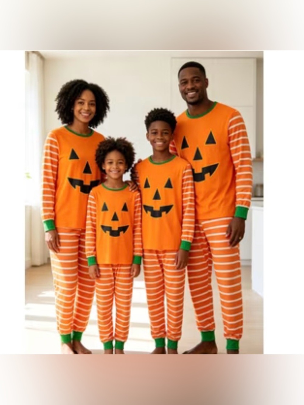 NWT Men's Family Halloween Pumpkin Pajama Set Size Large
